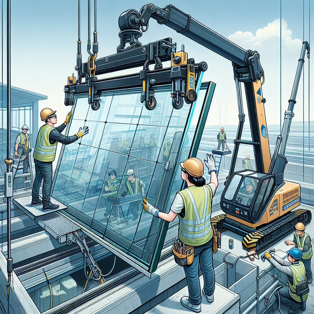 How to Safely Install Large Glass Panels with a Pneumatic Glass Lifter