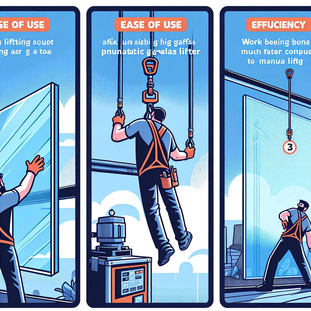 Top 3 Benefits of Using a Pneumatic Glass Lifter