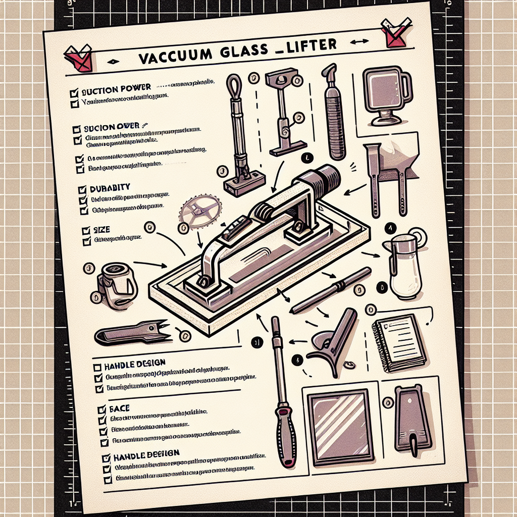 The Ultimate Checklist for Buying a Vacuum Glass Lifter Sucker