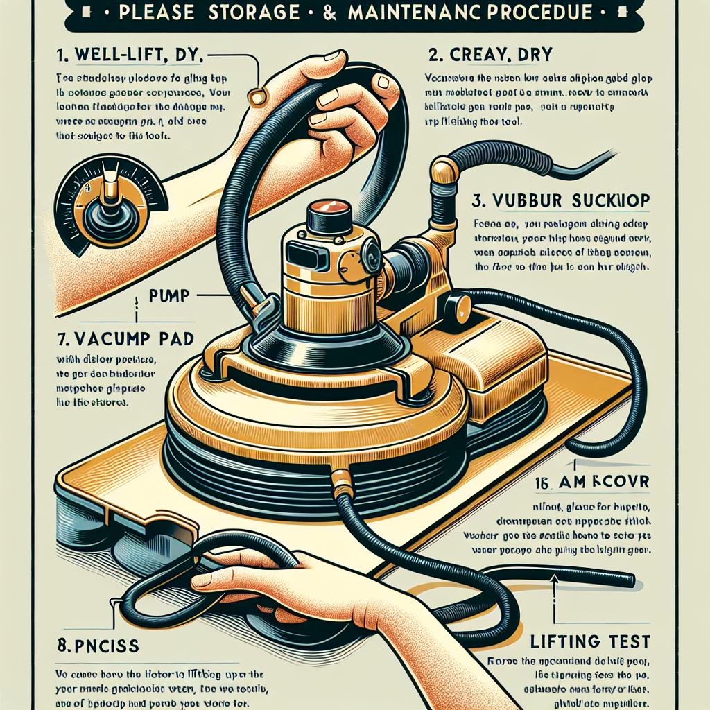 How to Properly Store and Maintain Your Vacuum Glass Lifter Sucker