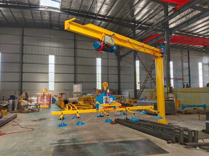 Glass curtain wall installation glass vacuum lifter cup lift 800kg (1)