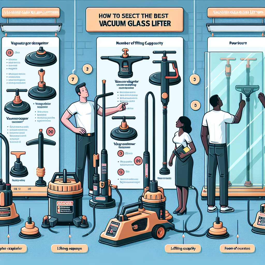How to Select the Best Vacuum Glass Lifter Sucker for Your Project