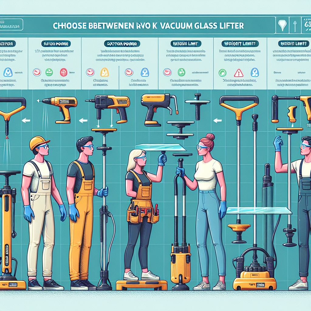 How to Choose Between Different Types of Vacuum Glass Lifters