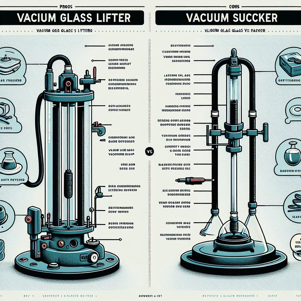 A Comprehensive Comparison of Vacuum Glass Lifters and Suckers