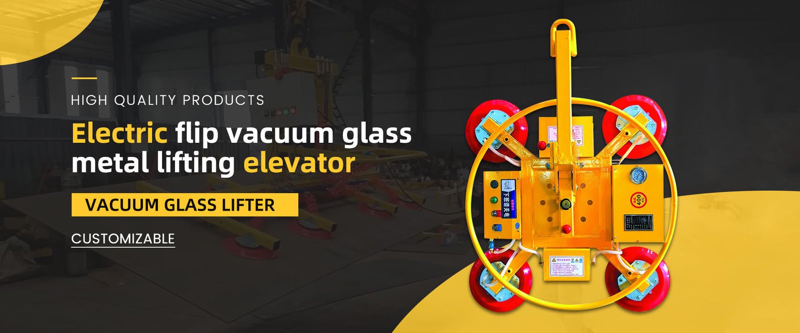 vacumm glass lifter banner